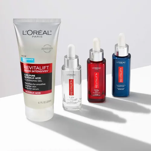 Gel Limpiador L’oreal Paris Revitalift Con 3,5% De Ácido Gli Todo Tipo De Piel Día/noche