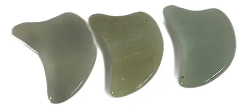 Piedra Gua Sha Corazon De Jade Para Masaje