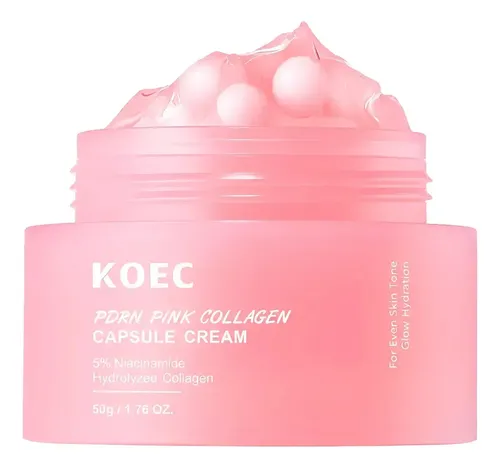 Crema Facial Pdrn Colágeno Cápsulas Pink Hidratante 55g