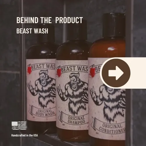 Jabón Corporal Johnny Slicks Beast Wash Hidrata Piel 480 Ml