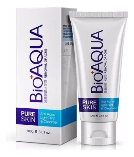 Limpiador Facial Bioaqua Elimina Acné Piel Grasosa Aloe Vera Tipo De Piel Todo Tipo De Piel