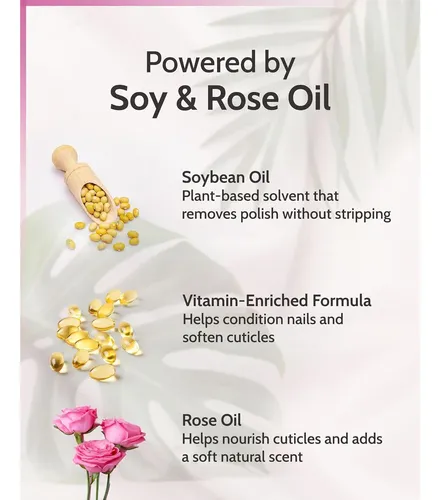 Quitaesmalte Vegano Karma Organic Rose Oil 10 Pads