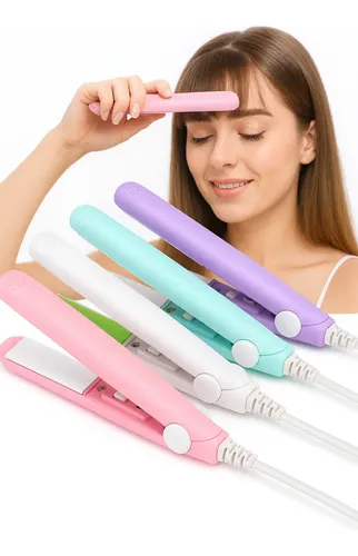 Mini Planchita De Pelo Cabello Viaje Portátil Flequillo
