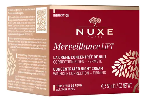 Nuxe Mervelliance Lift – Crema De Noche Anti-edad 50ml Tipo De Piel Todo Tipo De Piel