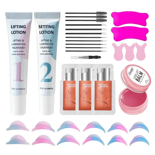 Kit Lash Lifting 2 En 1 Para Pestañas Y Cejas Lomansa Balm