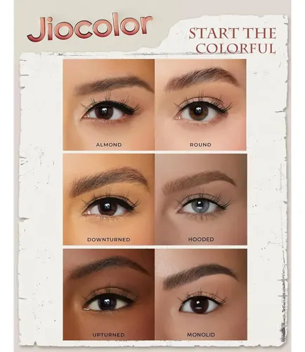 Pestañas Postizas Jiocolor S10 Ojos De Gato 13mm 7 Pares
