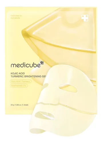 Mascarilla Medicube Kojic Acid Turmeric Gold Illuminadora