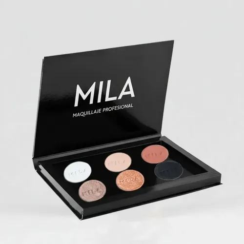 Paleta De Sombras Y Rubores Neutro Maquillaje Mila Pro