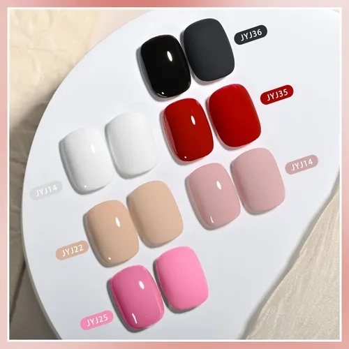 Kit De Base De Gel Rojo, Verde, Blanco Y Negro, Capa Superio