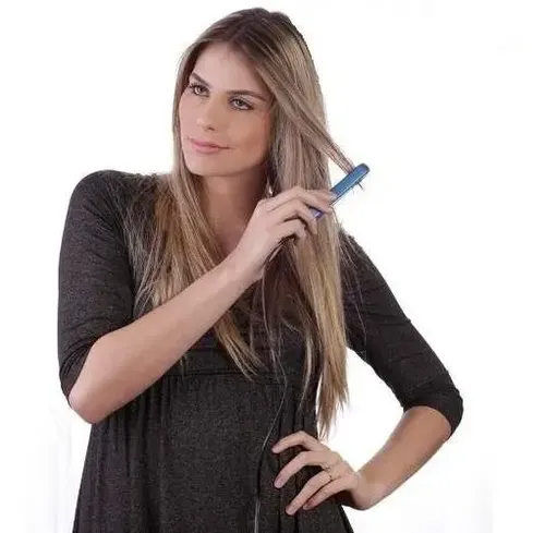 Planchita De Pelo Mini Lizze Professional Gris 220v