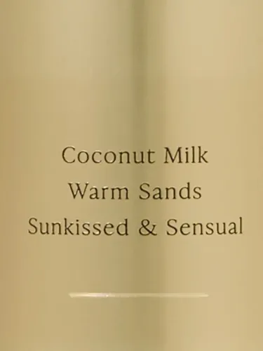 Crema Victoria’s Secret Coconut Passion Original Con Brillo