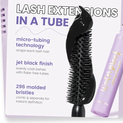 Long-lasting Smudge-proof Lengthening Curling Tubing Mascara