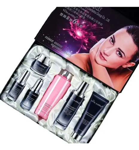 Set De 6 Piezas Con Esencia Hidratante Y Tónico Para El Cuid