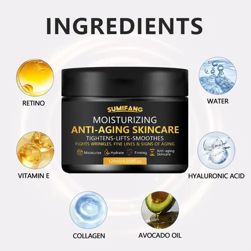 Crema Facial Hidratante Antienvejecimiento Y Antiarrugas