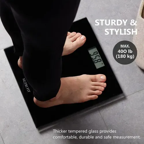 Balanza Digital De Baño Nutri Fit 181 Kg Ultra Delgado