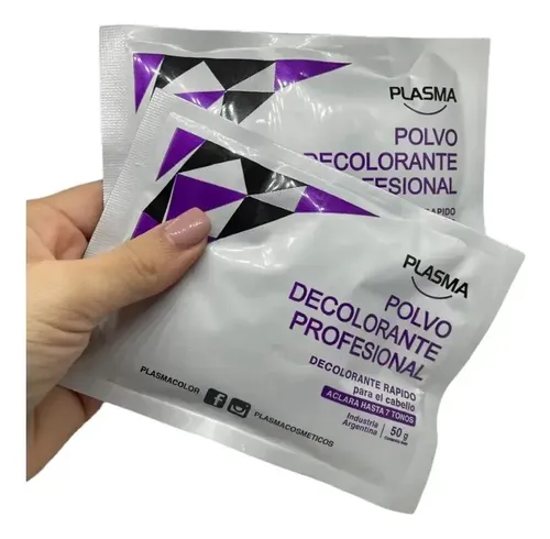 Polvo Decolorante Blondie Plasma Aclara 7 Tonos Caja 12u