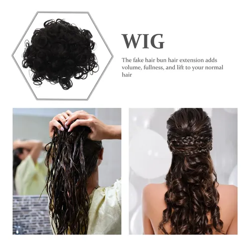 Relleno De Cabello Falso Para Chongo, Extensión De Cabello E