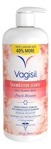Lavado Íntimo Vagisil Peach Blossom 500 Ml