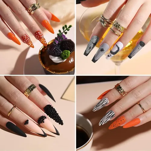 Kit Decoración Uñas Brillos Pinceles Y Strass Nail Art