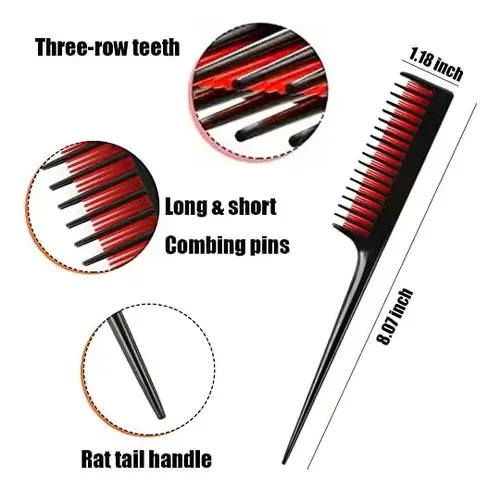 Juego De Cepillo Y Peine Para El Cabello De 3 Piezas, De