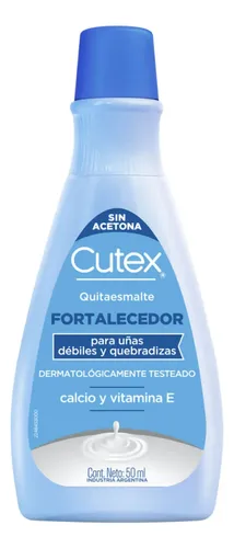 Quitaesmalte Cutex Classic Fortalecedor X 50 Ml