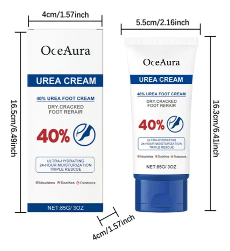 Mcrema Pies Urea Oceaura Talones Suaves Exfolia Únicax