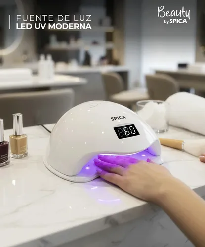Cabina Led De Uñas 48w Spica S-210 Luz Uv Secador Manicura
