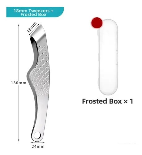 ~ Wide Mouth Eyebrow Tweezers 1.8 Cm