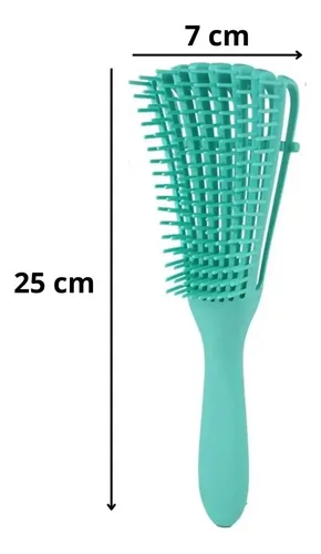 For Cepillo Peine Flexible Desenredante Cabello Rizado,.,