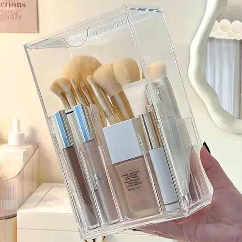*v Organizador De Maquillaje Acrílico, Caja De