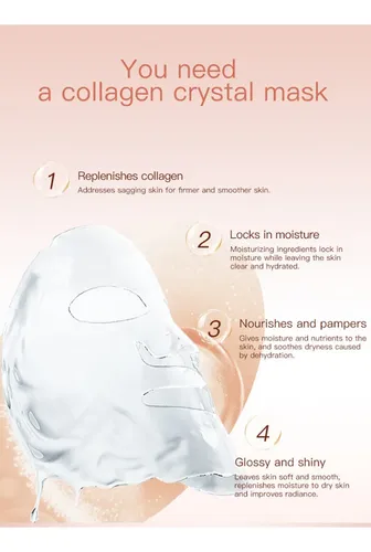 Mascarilla De Colágeno 5pcs,mascarilla Reponedora De