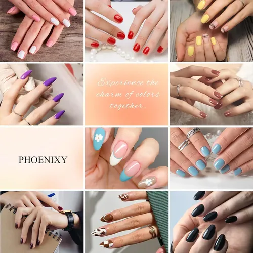 Kit Esmalte Semipermanente 66 Piezas Uv 48w Brillo Base