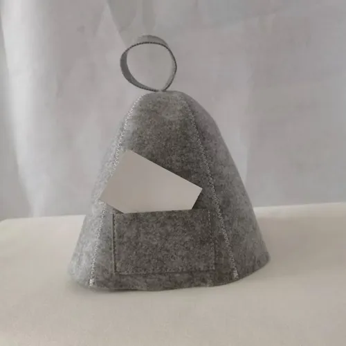 Gorro De Fieltro Para Sauna, Baño Y Ducha, Sombrero De Baño