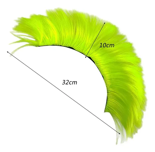 3 Pelucas De Casco, Peluca De Pelo Punk, Peluca De Verde