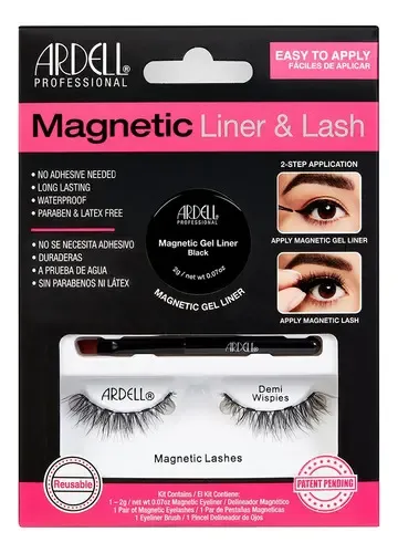 Ardell Pestañas Postizas Magnético Demi Wispies Color Negro