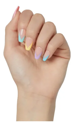 Uñas Postizas Bliss | Kiss Voguish Fantasy Glue-on Nails