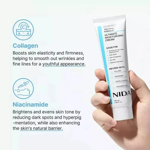 2 Unidades Nida Crema Hidratante Antiedad 100ml