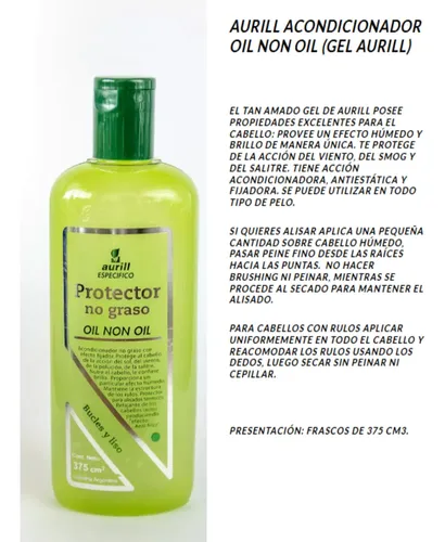 Protector No Graso Oil Non Oil Aurill 375cm3 Acondicionador