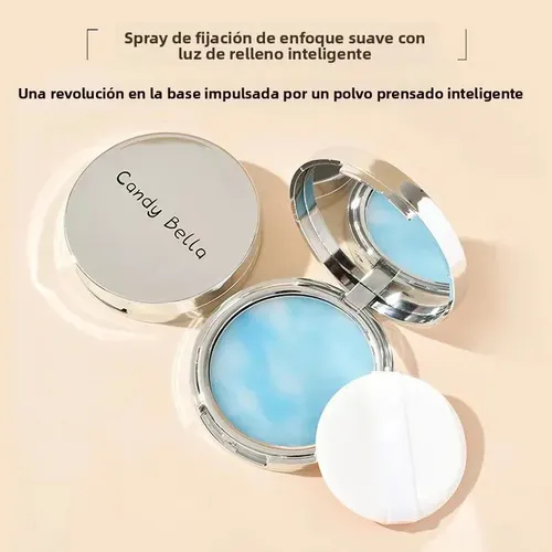 Polvo Compacto Fijador Mate Control Aceite Base Maquillaje