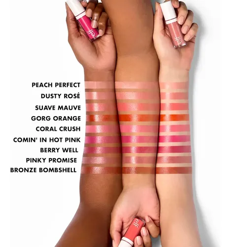 Rubor Liquido Elf Camo Liquid Blush Tono Pinky Promise
