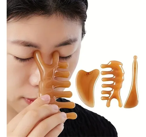 Juego De 3 Herramientas De Masaje Gua Sha, Herramientas