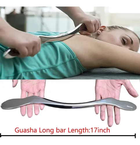 Masajeador Robulove Gua Sha De Acero Inoxidable Set De 6 Pie