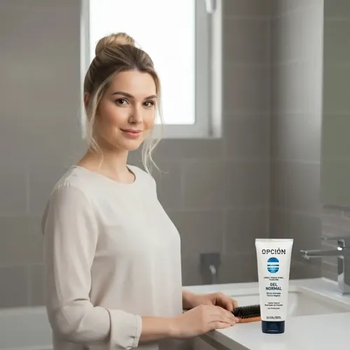 Kit Gel Normal Fijación Opción + Cepillo Chato Gondola M29