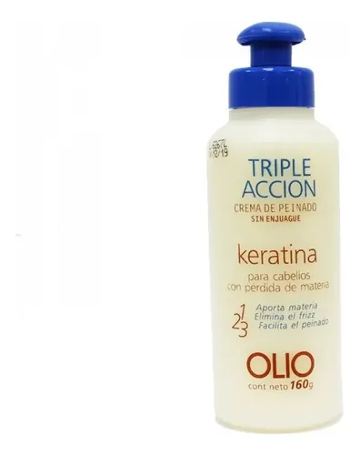 Olio Crema De Peinar Keratina Cabello Reparación X 160gr