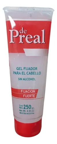 Gel Para Pelo Fijador Fuerte 200g De Preal Barberia Clasica