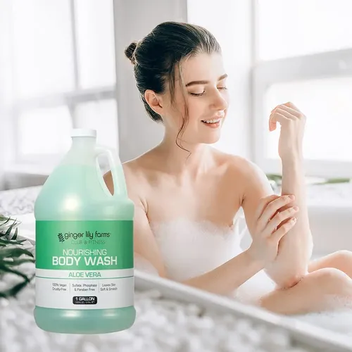 Gel De Baño Ginger Lily Farms Club & Fitness 3,8 L Con Aloe