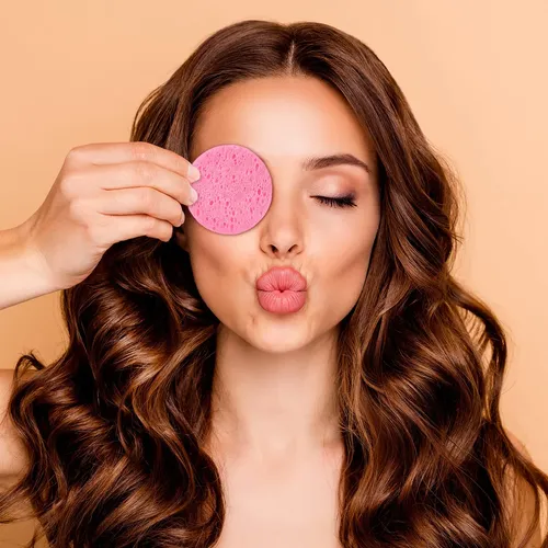 Esponjas Faciales Comprimidas Sieral 120 Unidades Con Conten