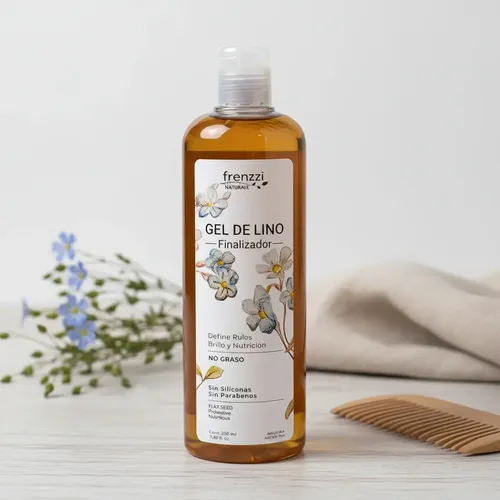 Gel Finalizador Lino Frenzzi 350ml Rulos Brillo Nutricion Fw