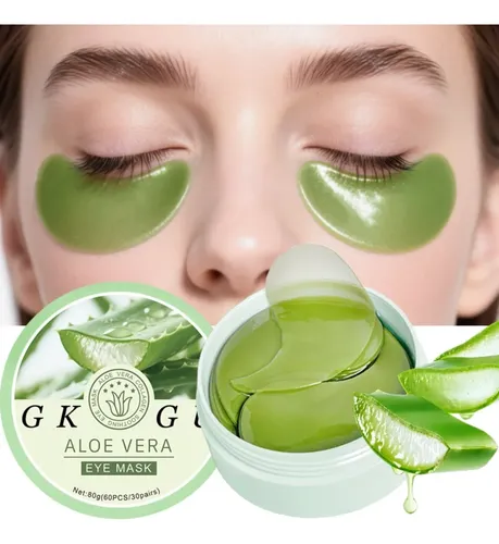 Parches Oculares Aloe Vera Colágeno, 60 Unidades Todo Tipo De Piel
