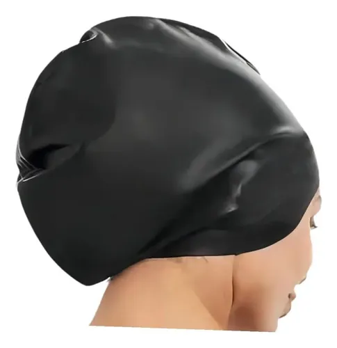 Gorro De Natación De Silicona Grande For Mujeres Y Adultos